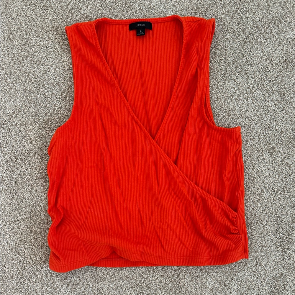 Jcrew crop top blouse